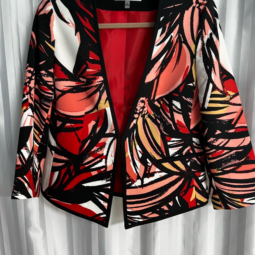 Kasper Burnt Orange lined jacket